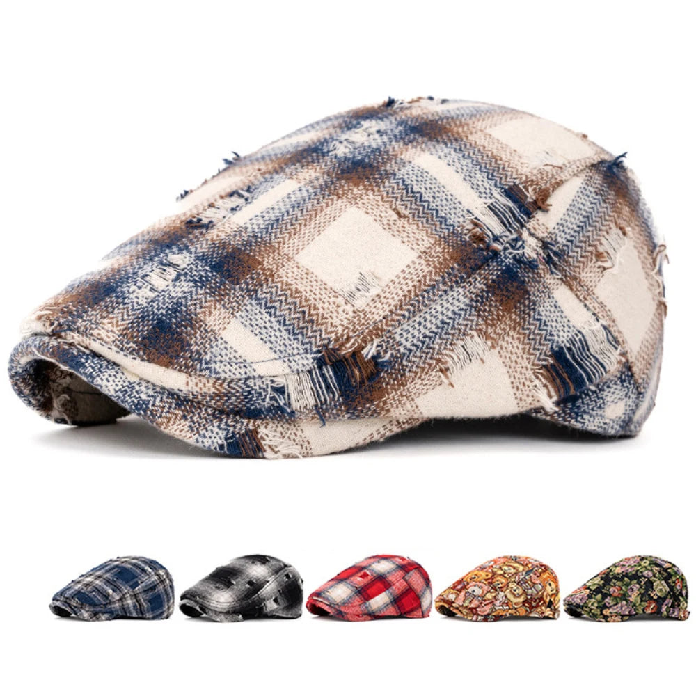 Stroud Vintage Plaid Beret
