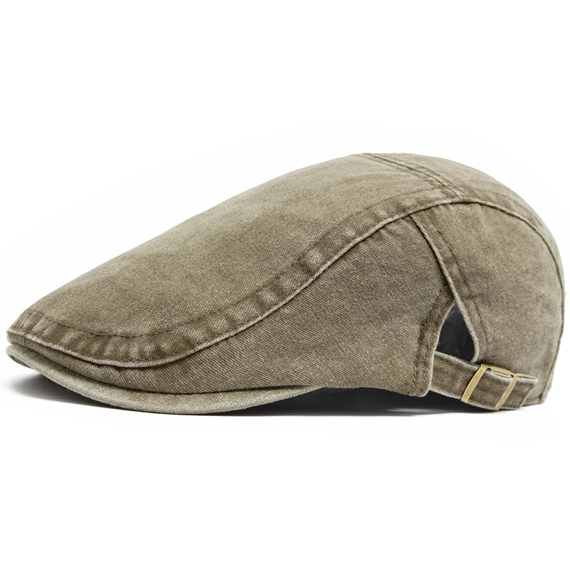 Solid Cotton Ivy Cap | Classic Vintage Flat Cap | Urban Caps NZ