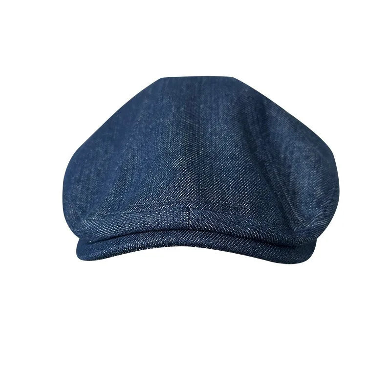 Sunderland Big-Fit Denim Newsboy Cap