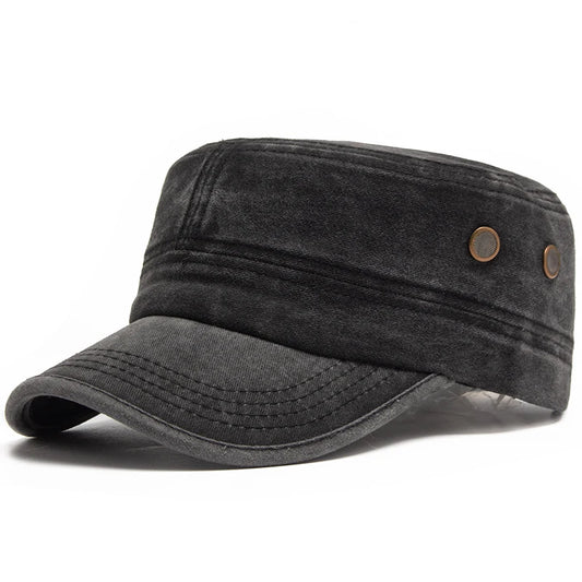 Washed Cotton Army Hunting Cap | Vintage Military Cap | Urban Caps NZ