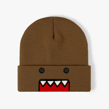 The Domo | Cartoon Character Embroidered Knitted Beanie | Urban Caps NZ