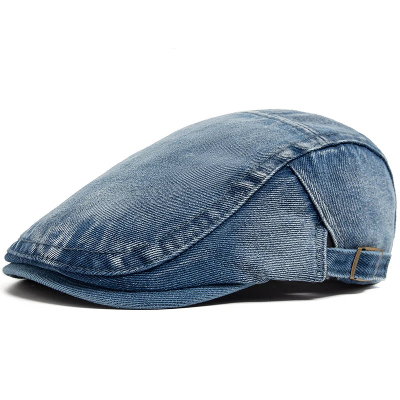 Vintage Cotton Ivy Cap | Classic Heritage Flat Cap | Urban Caps NZ