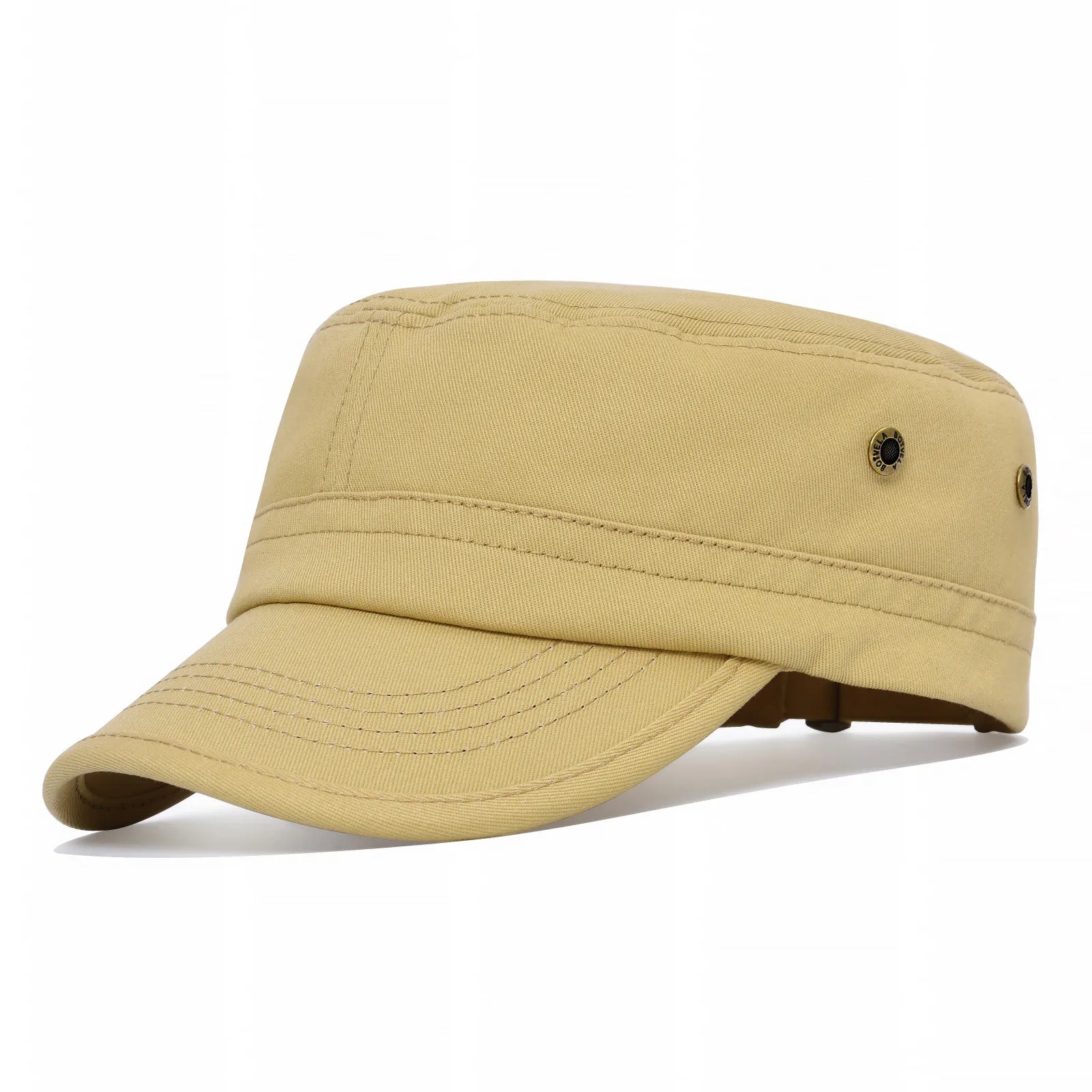 The Garrison | Cotton Twill Vintage Military Flat Cap | Urban Caps NZ