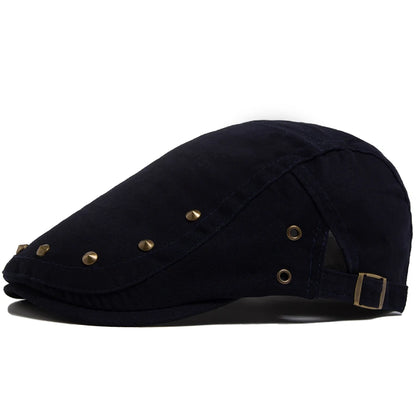 Solid Cotton Rivet Ivy Cap | Modern Country Flat Cap | Urban Caps NZ