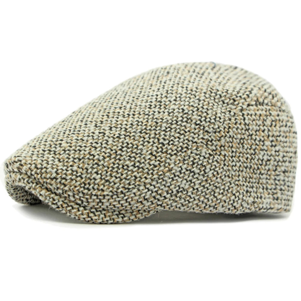 Gloucester Knitted Artist Beret in Beige