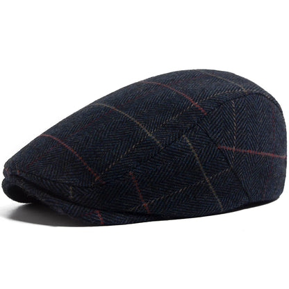 Woollen Herringbone Ivy Cap | Highland Heritage Flat Cap | Urban Caps NZ