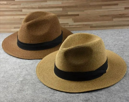 Kingston XL Straw Panama Hat – UPF 50+ Wide Brim Summer Sun Hat (61-63cm)