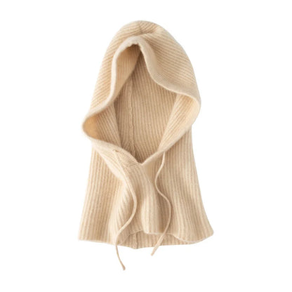 The Cairnwell | Women's 100% Wool Drawstring Balaclava Beanie | Urban Caps NZ