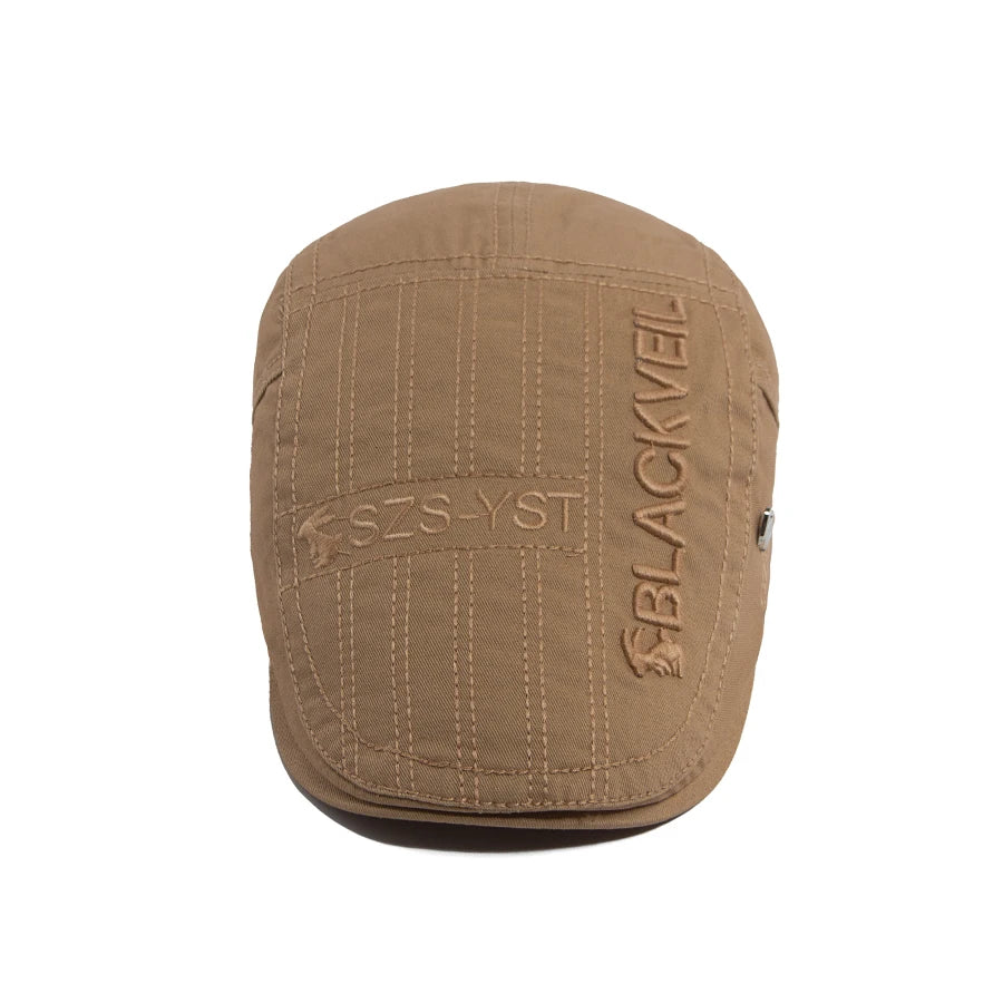 Embroidered Cotton Ivy Cap | Traditional Country Flat Cap | Urban Caps NZ