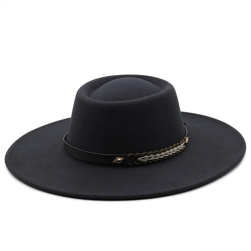 Kingsman Wide-Brim Pork Pie Hat