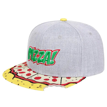 The Napoli | Eye & Pizza Embroidery Unisex Snapback Cap | Urban Caps NZ