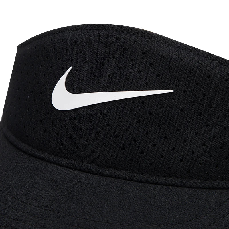 Nike Breathable Sports Cap - Black & White Running Hat