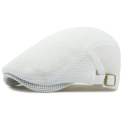 Godalming Mesh Breathable Beret in White