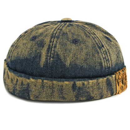 Southbank Denim-Style Beanie in Old Blue