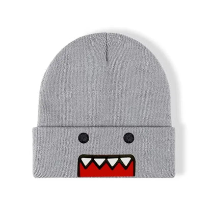 The Domo | Cartoon Character Embroidered Knitted Beanie | Urban Caps NZ