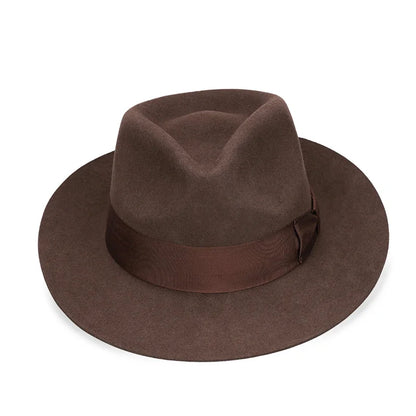 Wool Fedora Hat NZ – Wide Brim Felt Fedora with Satin Lining