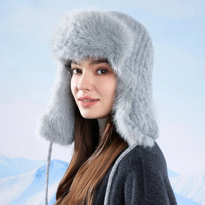 Ilulissat Fluffy Knit Trapper Hat