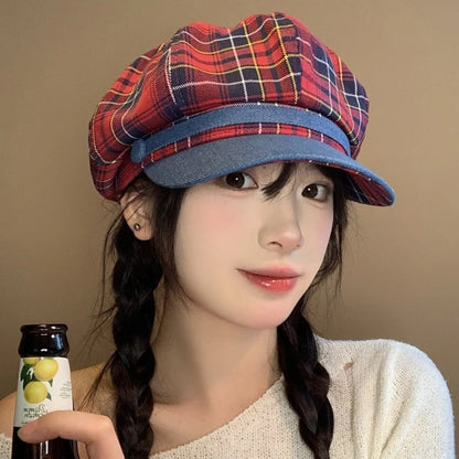 Eastbourne Patchwork Newsboy Beret