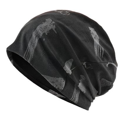 The Bonnet | Letter Print Slouchy Loose Beanie Cap | Urban Caps NZ