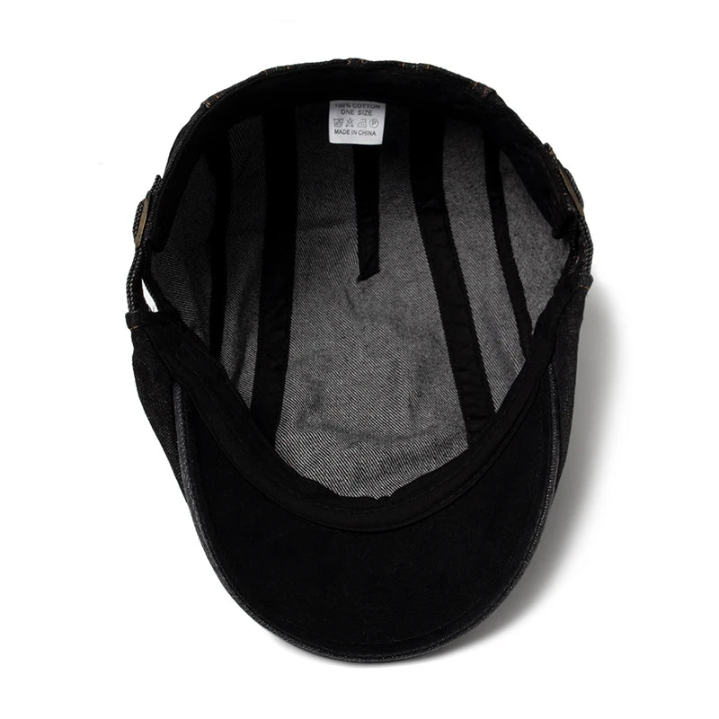 Solid Peaked Ivy Cap | Classic Gentleman's Flat Cap | Urban Caps NZ