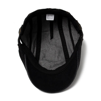 Solid Peaked Ivy Cap | Classic Gentleman's Flat Cap | Urban Caps NZ