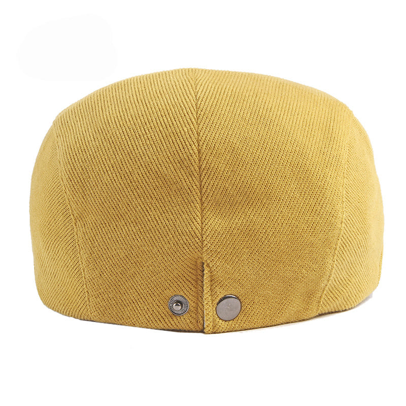 Lincoln Corduroy Cotton Flat Cap - Corduroy Cotton Flat Cap With Timeless Classic Style