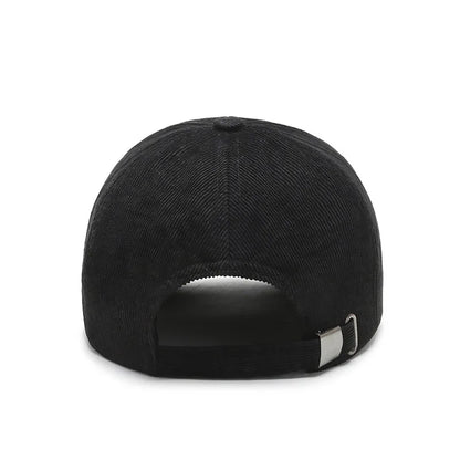 Short Brim Corduroy Cap - Casual