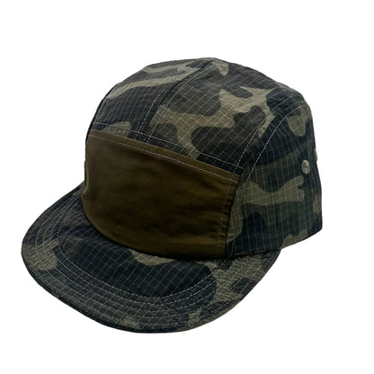Sikeda Retro Camouflage 5-Panel Baseball Cap - Urban Caps
