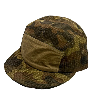Sikeda Retro Camouflage 5-Panel Baseball Cap - Urban Caps