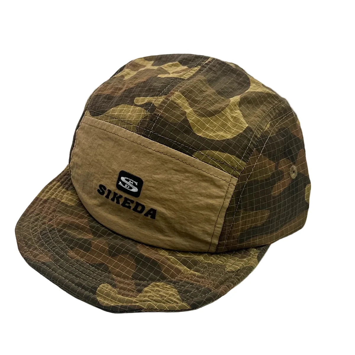 Sikeda Retro Camouflage 5-Panel Baseball Cap - Urban Caps
