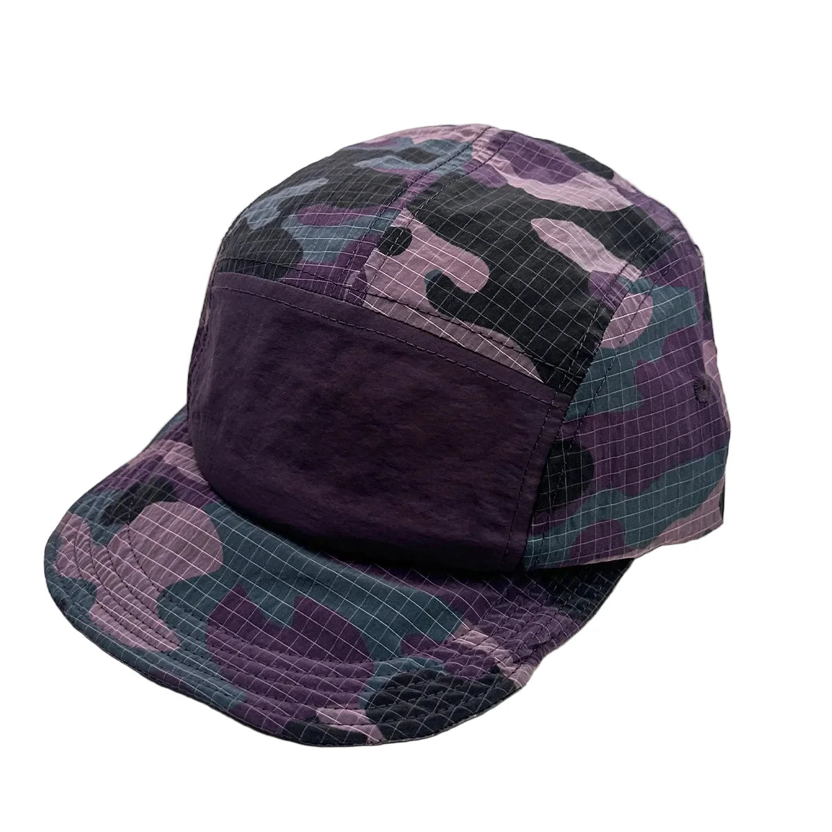 Sikeda Retro Camouflage 5-Panel Baseball Cap - Urban Caps