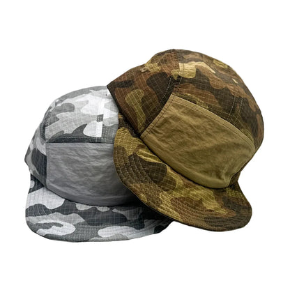 Sikeda Retro Camouflage 5-Panel Baseball Cap - Urban Caps