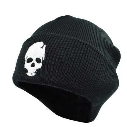 Winter-black-cotton-elastic-skeleton-halloween