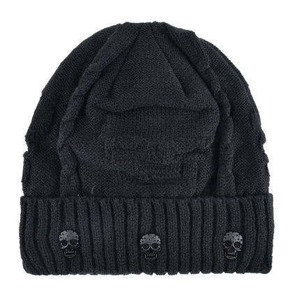 Skulls Winter Knitted Beanie - Urban Caps