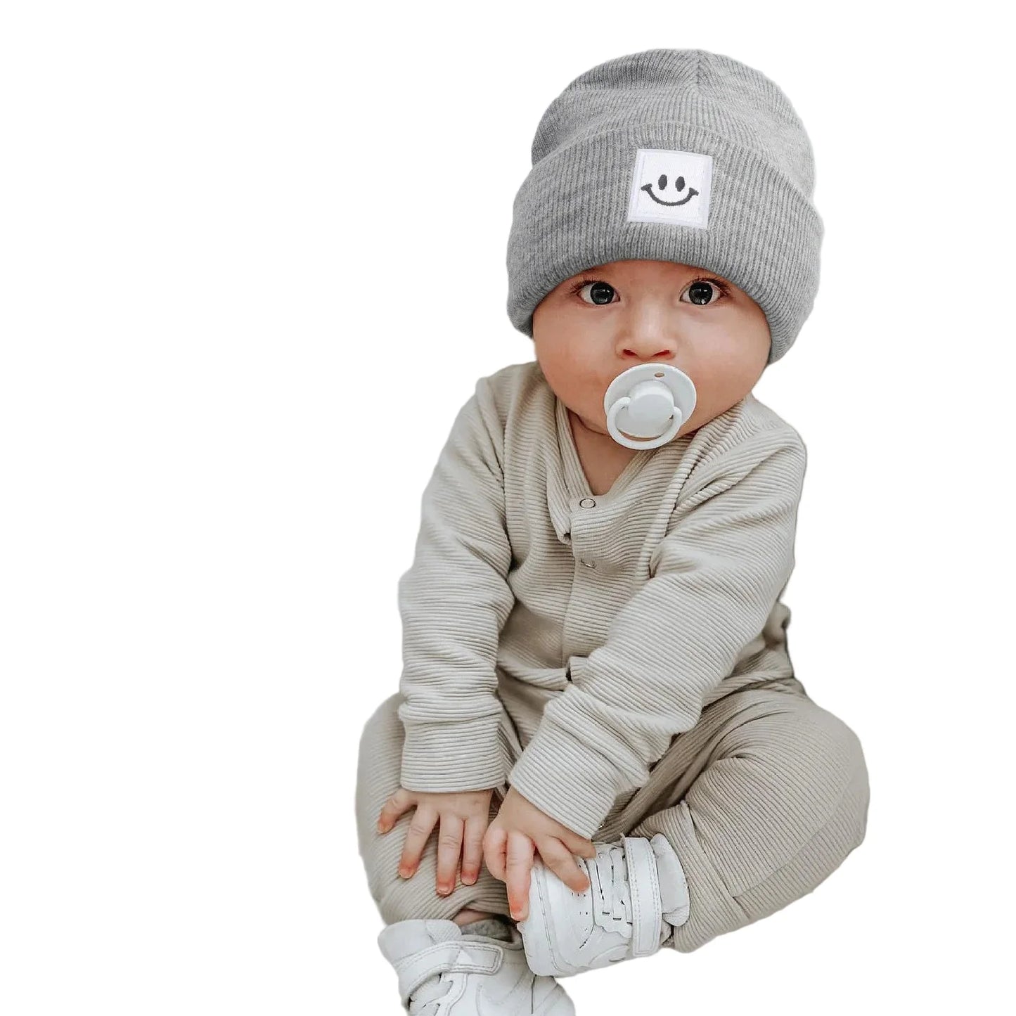 Smiling Baby Kids Winter Beanie Knitted - Urban Caps