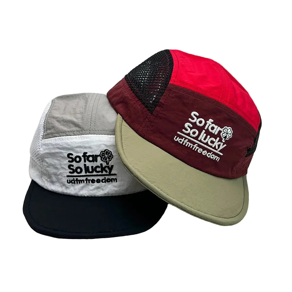 So Far So Lucky 5-Panels Baseball Cap - Urban Caps