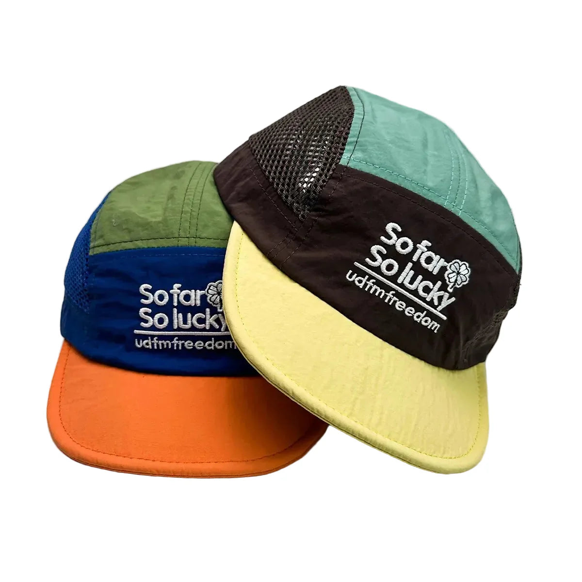 So Far So Lucky 5-Panels Baseball Cap - Urban Caps