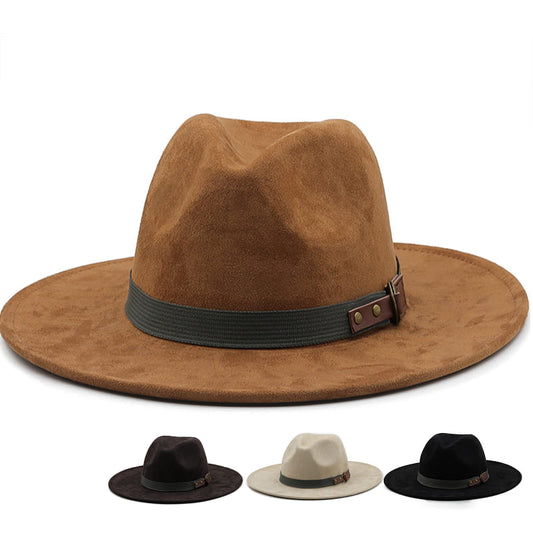 Spencer Suede Fedora Hat - Timeless Suede Fedora For Versatile Smart And Casual Outfits