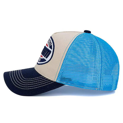 Station 1865 Trucker Baseball Cap - Embroidered Details