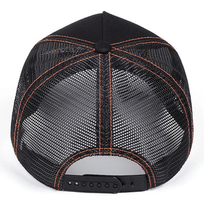 Station Yukon River Trucker Cap - Classic Trucker Style With Cotton Acrylic Mesh