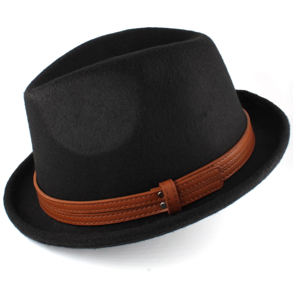 Stevens Wool Trilby Hat – Classic Short Brim Smart Hat
