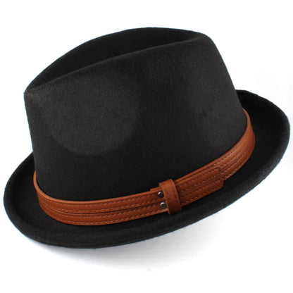 Stevens Wool Trilby Hat – Classic Short Brim Smart Hat