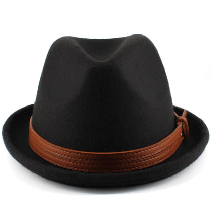 Stevens Wool Trilby Hat – Classic Short Brim Smart Hat