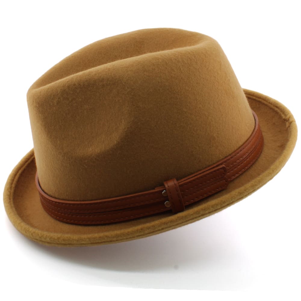 Stevens Wool Trilby Hat – Classic Short Brim Smart Hat