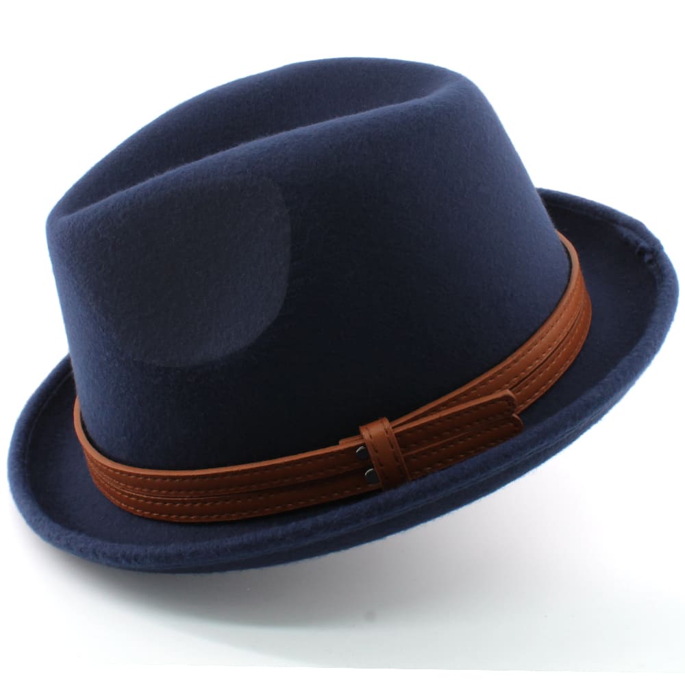 Stevens Wool Trilby Hat – Classic Short Brim Smart Hat