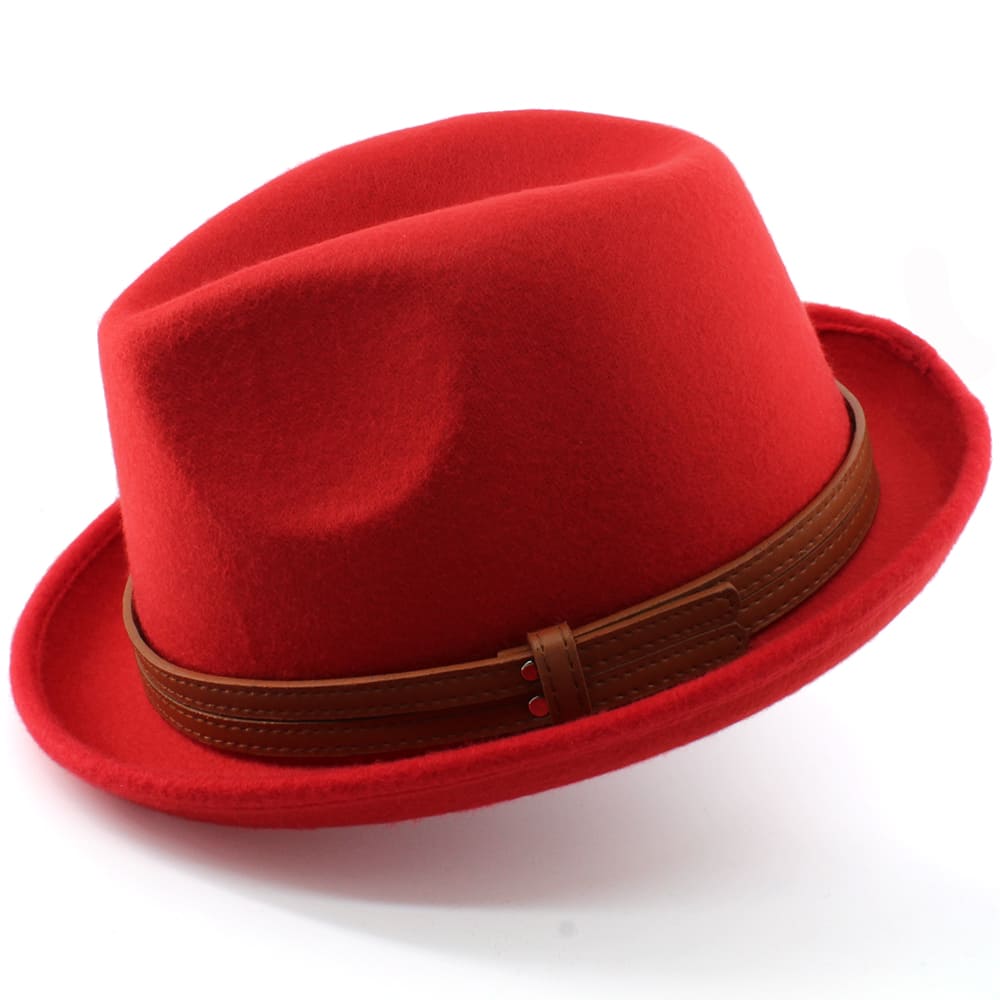 Stevens Wool Trilby Hat – Classic Short Brim Smart Hat