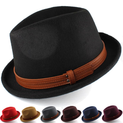 Stevens Wool Trilby Hat – Classic Short Brim Smart Hat