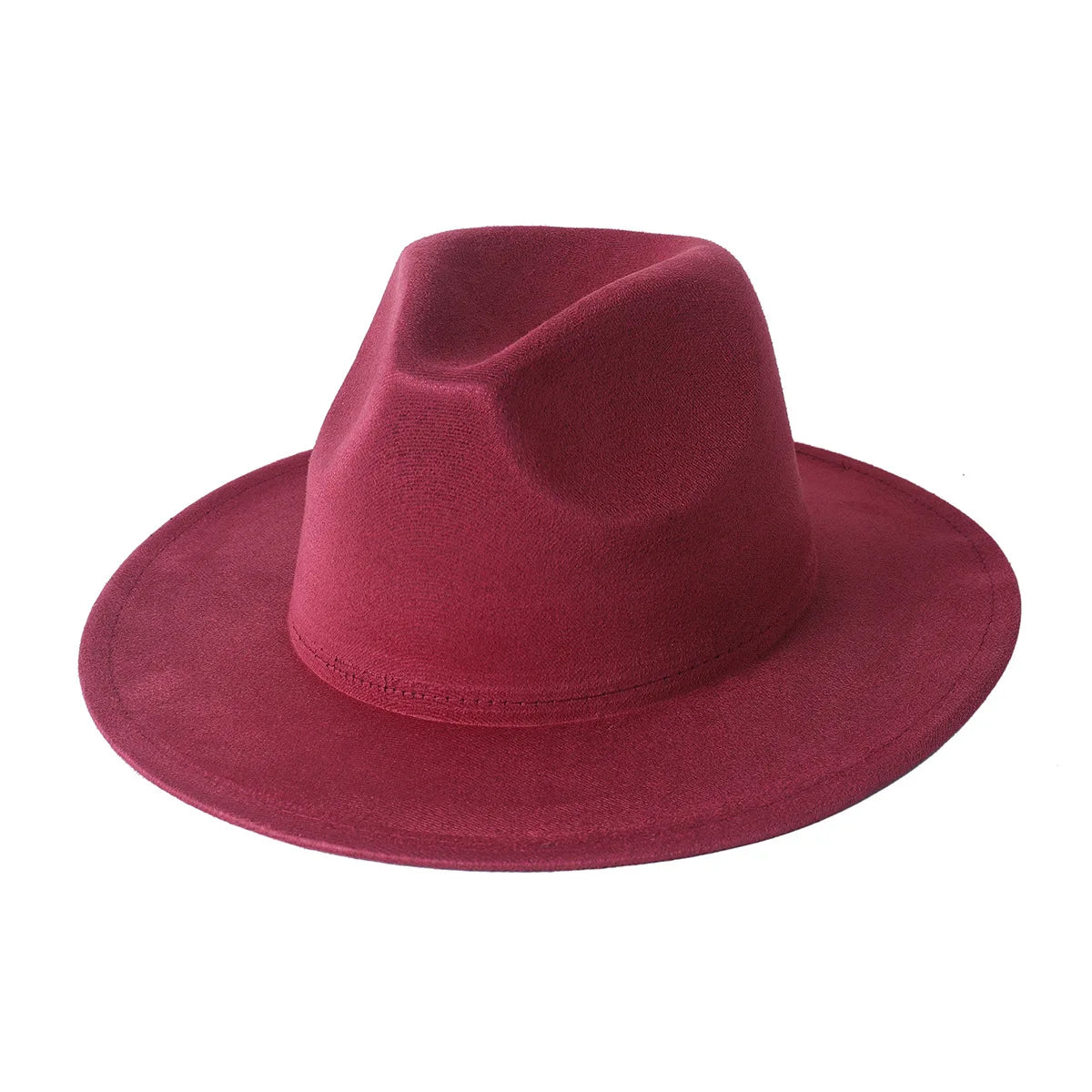 Stevenson Suede Fedora Hat - Vegan Suede and Cotton for a Timeless City Ready Look