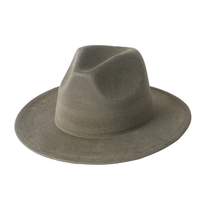 Stevenson Suede Fedora Hat - Vegan Suede and Cotton for a Timeless City Ready Look