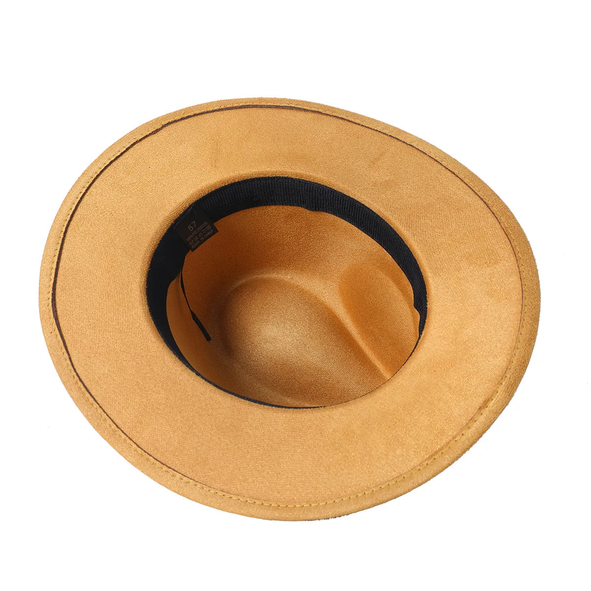 Stevenson Suede Fedora Hat - Vegan Suede and Cotton for a Timeless City Ready Look